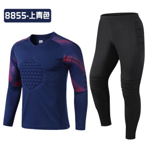 Bộ Đồ Thủ Môn Bóng Đá Bộ Đồ In Ấn Nam Nữ Áo Bảo Hộ Dài Tay Chống Va Chạm Bó Sát Người Lớn Học Sinh