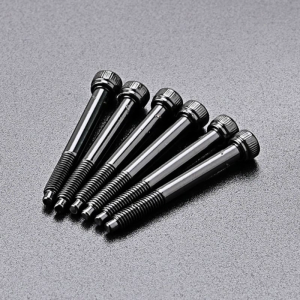 6Pcs Guitar Tremolo Bridge Saddle String Lock Screw Black Guitar String Mounting Screws for Floyd Rose Guitar Hardware