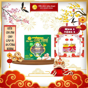 LIKE NEST TẾT ĐOÀN VIÊN [MUA 1 TẶNG 2]  LỐC 6 HŨ YẾN CHƯNG VỊ ĐƯỜNG KIÊNG TẶNG 2 HŨ YẾN SAFFRON  35% TỔ YẾN