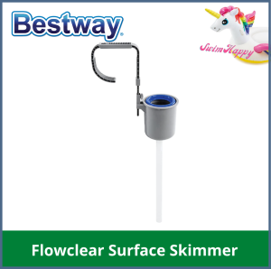 SwimHappy Bestway Flowclear Pool Surface Skimmer for Above Ground Portable Swimming Pool