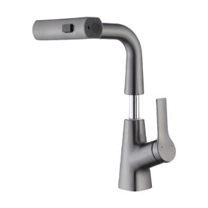 Strong Pull Out Faucet 360 Degree Rotation Double Function Sprayers Small Designs Retractable Faucet for Kitchen Sink
