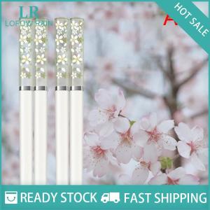 LF Wholesale✨Flash Sale ✨ Amber Cherry Blossom ล้อแม็กตะเกียบจีนช้อนส้อมใช้ซ้ำได้