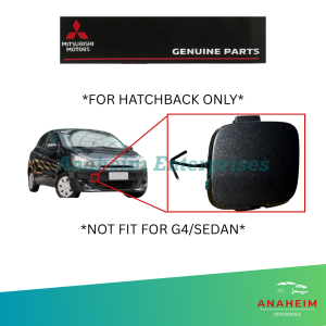 Mitsubishi Mirage Hatchback 2013 - 2015 Tow Hook Cover Medium Gray / Virgil Gray- 6400D366HC