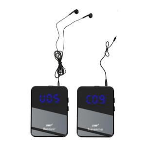 Portable In Ear Monitor Wireless System Rechargeable UHF for Outdoor Broadcast Studio Recording Small Live Recording