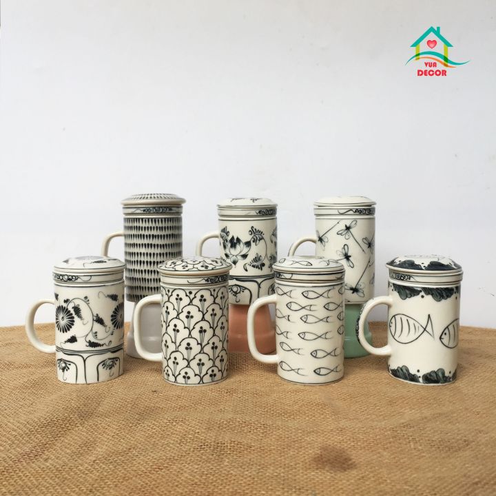 Cốc Lọc Trà Gốm Sứ - Ly Lọc Trà - Cốc Lọc Chè Gốm☕ Cao Cấp Bát Tràng ...