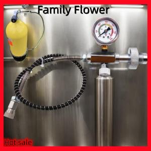 Family Flower Flash Sale 1ชิ้นอากาศดำน้ำ DIN G5 8เชื่อมต่อสถานีเติมอะแดปเตอร์ชาร์จวาล์ว hPa 6000psi 400bar สแตนเลสกับ50เซนติเมตร