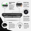 Cooker Hood Rinnai RH-126B Penghisap Asap Atas Kompor Slim Hood. 