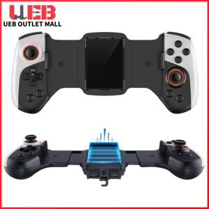 UEB คอนโทรลเลอร์เกมมือถือไร้สายพร้อมระบบระบายความร้อน สำหรับ iPhone และ Android รองรับ Type C ดีไซน์ ergonomic สำหรับเกมเมอร์มืออาชีพ