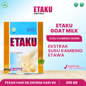 Etaku Goat Milk ASLI ORIGINAL Susu Kambing Etawa Atasi Asam Urat Nyeri Sendi Rematik Pegal Linu Masalah Tulang Persendian Kesemutan Bebas Kolestrol