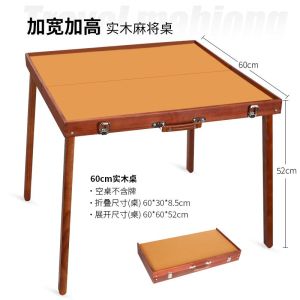Foldable Mahjong Table Portable Table Mahjong Table Wood Foldable For Fun Camping Travel & Outdoor Portable Folding Foldable Mahjong Table Portable Table