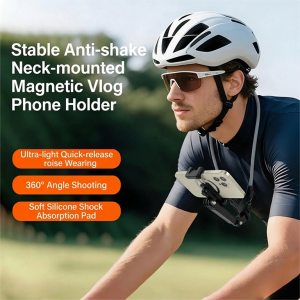 Mobile Phone Hanging Neck Holder First-person Perspective Camera Device Fixed on The Chest Suitable for DJI 360 Wearable