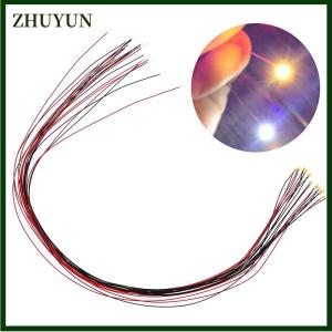 ZHUYUN 10pcs 20cm t0603wm hàn Micro Litz có dây dẫn ấm trắng SMD Led 0603
