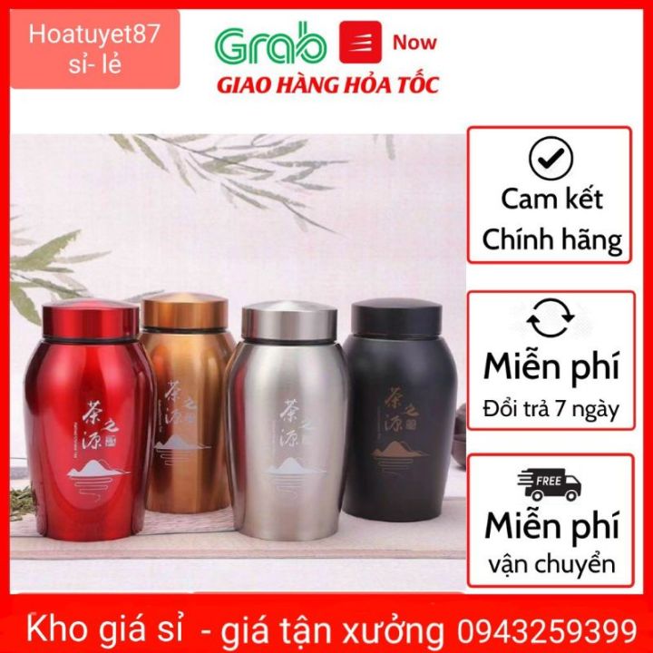 Hộp đựng chè cao cấp inox 304 chống ẩm mốc, kín hơi | Lazada.vn