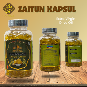 Minyak Zaitun Kapsul / Olive Oil Capsule Anwaar Al-Madina / Habbatussauda Kapsul / Propolis / Coconut Oil / Garlic Oil / Original / High Quality
