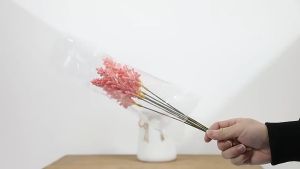 6pcs Colorful Wheat Ear Artificial Flower Bouquet for Home Decor Weddings Birthdays Fake Flower