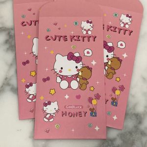 Aneka Amplop Uang premium / Angpao Hello Kitty Cinnamoroll Melody Kuromi Pompompurin Idul fitri Lebaran imlek ramadan ramadhan eid mubarak