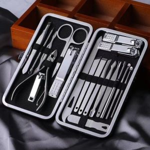 EHO พร้อมส่ง วันได้รับ ชุดกรรไกรตัดเล็บ 19 ชิ้น กรรไกรตัดเล็บอุปกรณ์ทำเล็บ ชุดตัดเล็บ ที่ตัดเล็บ ตะไบเล็บ ชุดตัดเล็บขบ
