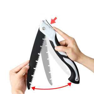 10 Inch Foldable Saw Portable Camping Gardening Pruner Secateurs Tree Trimmers Camping Tool for Woodworking Saw Trees With 2 Saw blades