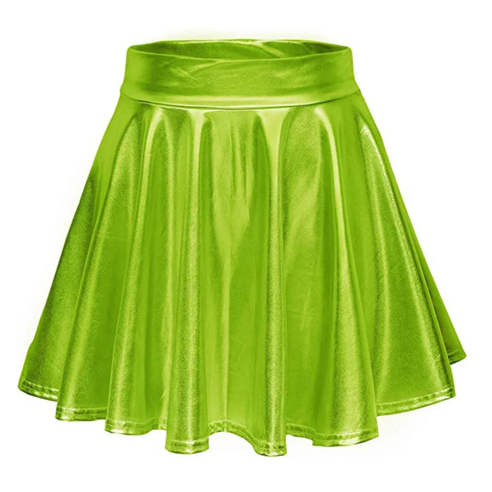 Green pleated skirt clearance 80