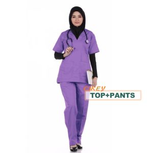 Ready to ship READY STOCK SCRUB SUIT BAJU SCRUB - FOR FEMALE