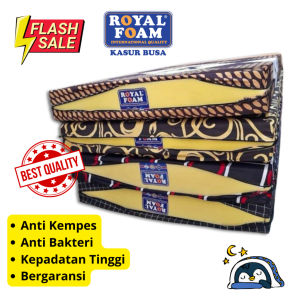 Royal Foam Tebal 20 CM Kasur Lantai Busa Spon Bergaransi 10 Tahun Plus Cover Resleting Kuat
