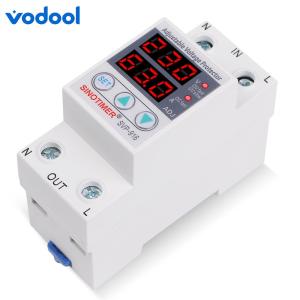 VODOOL Electrical Surge Protection Relay SVP-916 with Adjustable Voltage and Current Limit for Home and Industrial Use