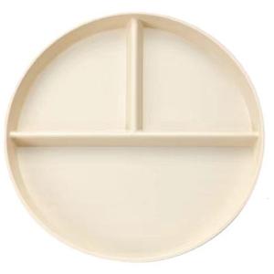 Child Friendly Divided Meal Plate 22cm Size Microwave Safe Plate Fruit Salad Serving Tray Plastic Tablewares