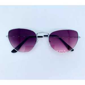 Kacamata Cat eye Frame Besi Kekinian Bentuk Segitiga Besi