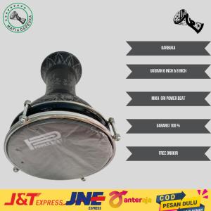 DARBUKA UKURAN 6 8 INCH DARBUKA AZ ZAHIR PALING MURAH 8 INCH