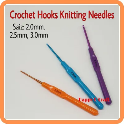 By pcs***Colorful Crochet Hooks Knitting Needles/ Jarum Kait
