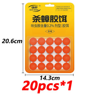 20Pcs Cockroach Killer Roach Traps Roach Bait Roach Motel Cockroach Repeller Insecticides Pesticides Long Acting Cockroach Killer Insect Killer Cockroach Medicine Household kitchen Japanese Cockroach Gel Bait