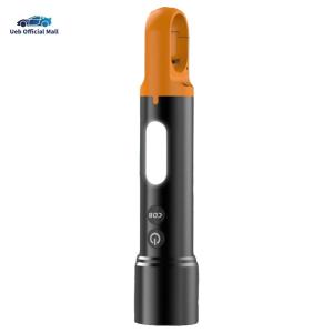 Ueb Official Mall ✪ Mini Flashlight Strong Light Flashlight 4+4 Modes Portable LED COB Flashlight Multi-Function Torch for Outdoor Emergency