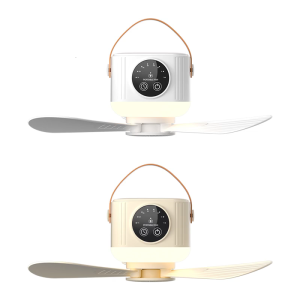 5V USB Quạt Trần Đèn có điều khiển từ xa 4 tốc độ và 3 mức độ chiếu sáng cho cắm trại ký túc xá và phòng ngủ yên tĩnh