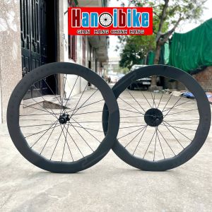 Vành Road Carbon Princeton 6560 phanh đĩa thả Hub CX9 WAKE EVOLUTION mã 0904 - Đen xì - 6560 (Cặp)