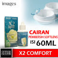 [PROMO UKURAN 60ML] Pembersih Softlens - Pembersih Soflens - Cairan Softlens X2 Comfort 60ml Air Pembersih Soflen - Cleaner Liquid Softlens - Cairan pembersih softlens X2 60ml - Terhindari Dari Iritasi. 
