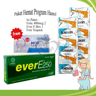 Promil Paket Program Hamil Ever-E Folavit Suplemen Nutrisi Kehamilan