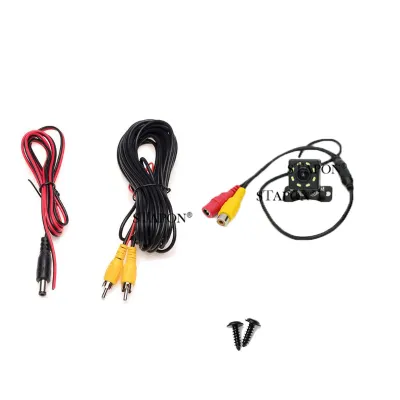 STAPON Wide Angle waterproof 8LED Lens HD Night Vision Car head unit Rear View Reverse Backup Parking reverse Camera