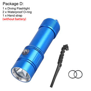 Asafee AF17D Diving Flashlight torch XM-L2 LED Super bright fishing hunting flashlight 1200LM torch Waterproof snorkeling underwater flashlight portable diving light
