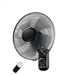 Wall Fan Electric Fan Inverter With Remote Punch-free Wall-mounted Circulation Cooling Fan Air circulator Fan 12H Timing 3 Speeds Strong Wind