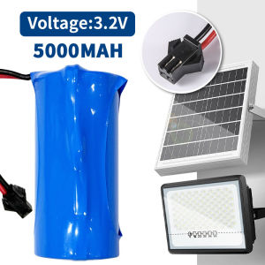 32650 Battery With BMS Solar Flood light Street Light Solar LED Light Lithium Lip04 Replacement
