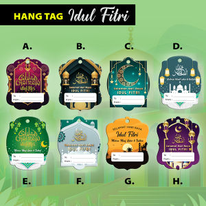 Hangtag - Hang Tag - Aksesoris Lebaran Idul FItri isi 40 pcs - HTL1
