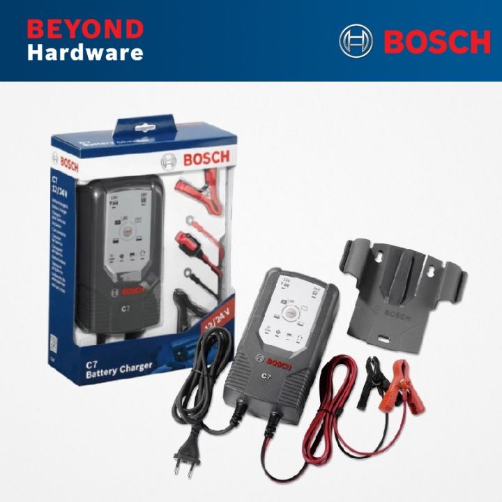 BOSCH C7 Fully Automatic Mode 6 12V 24V Lead Acid Battery Charger