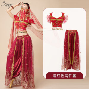 READY STOCK Cosplay Adult Jasmine Aladdin Arabian Indian Costume Movie Story Book Disney Character Fairytale Costume