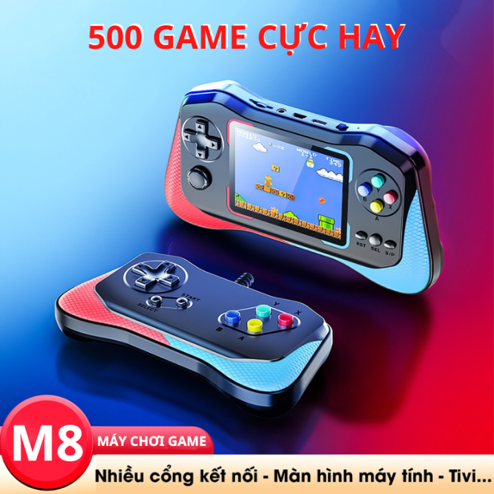 Máy chơi game cầm tay M8 plus 500 trò siêu hay - Game nhập vai thông ...