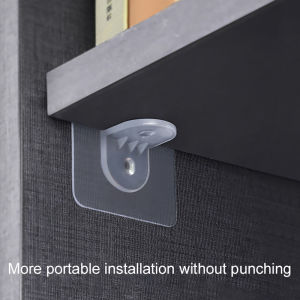 Punch-free Layered Hooks Sticker Sticker Partition Bracket Paste Screw Hook Triangle Bracket Support Shelf Hook