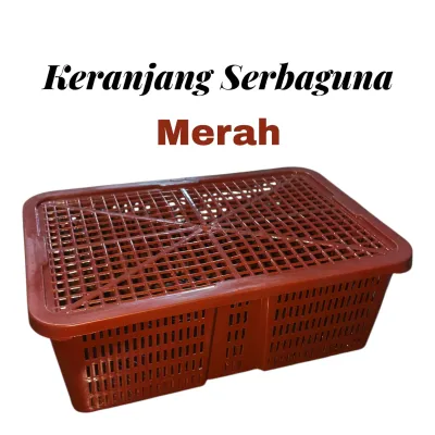Keranjang Serbaguna 3 Pcs dan 6 Pcs Keranjang Plastik Murah Tempat Penyimpanan Serbaguna