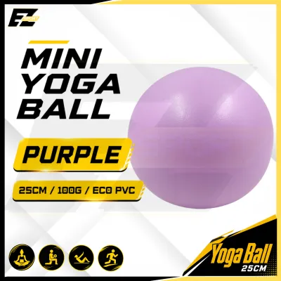 25cm Yoga Ball | Pilates Ball Mini Exercise Ball for Core Yoga Pilates | Yoga Bola Pilates Senaman | Pregnant Balance Ball | 瑜伽球 | 普拉提球 | EZSport