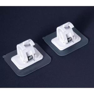 2 Pcs Gantungan Tempel Dinding Magic Hook Tanpa Bor Baut Cocok Untuk Tiang Gorden HARGA TERMURAH PROMO !!!