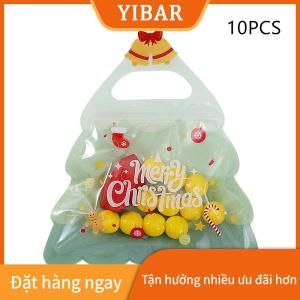 YIBAR Túi quà giáng sinh Santa Elk bông tuyết Tote Túi Quà Tặng trẻ em túi dày không dệt túi không thấm nước trang trí Giáng sinh