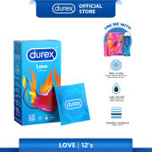 Durex Love Condoms | Easy On Condoms For Men Pack of 12